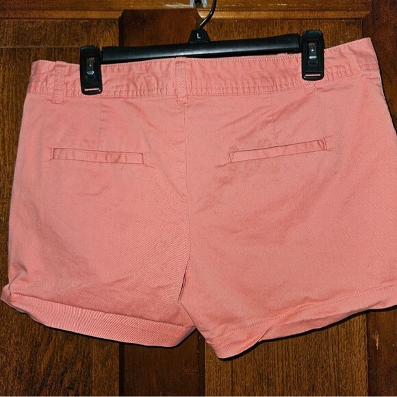 GAP Women's 10 Girlfriend Casual Pink Orange Coral Shorts - Picture 1 of 6